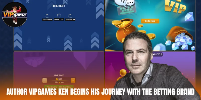 Author Vipgames KEN begins his journey with the betting brand