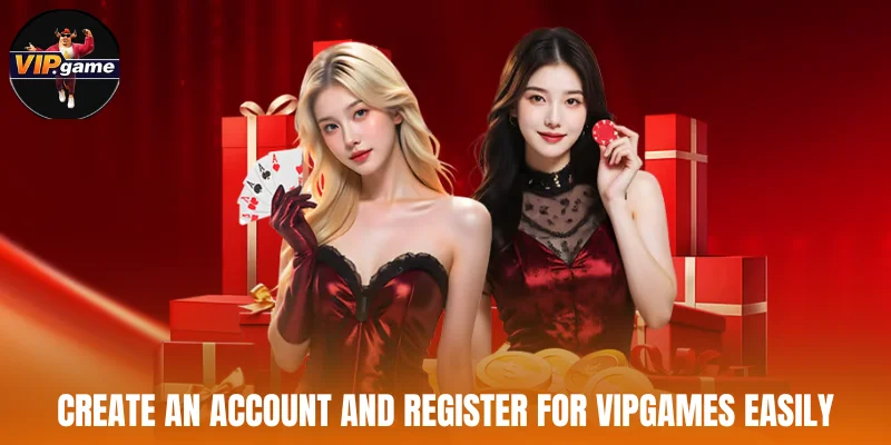 Create an account and register for Vipgames easily